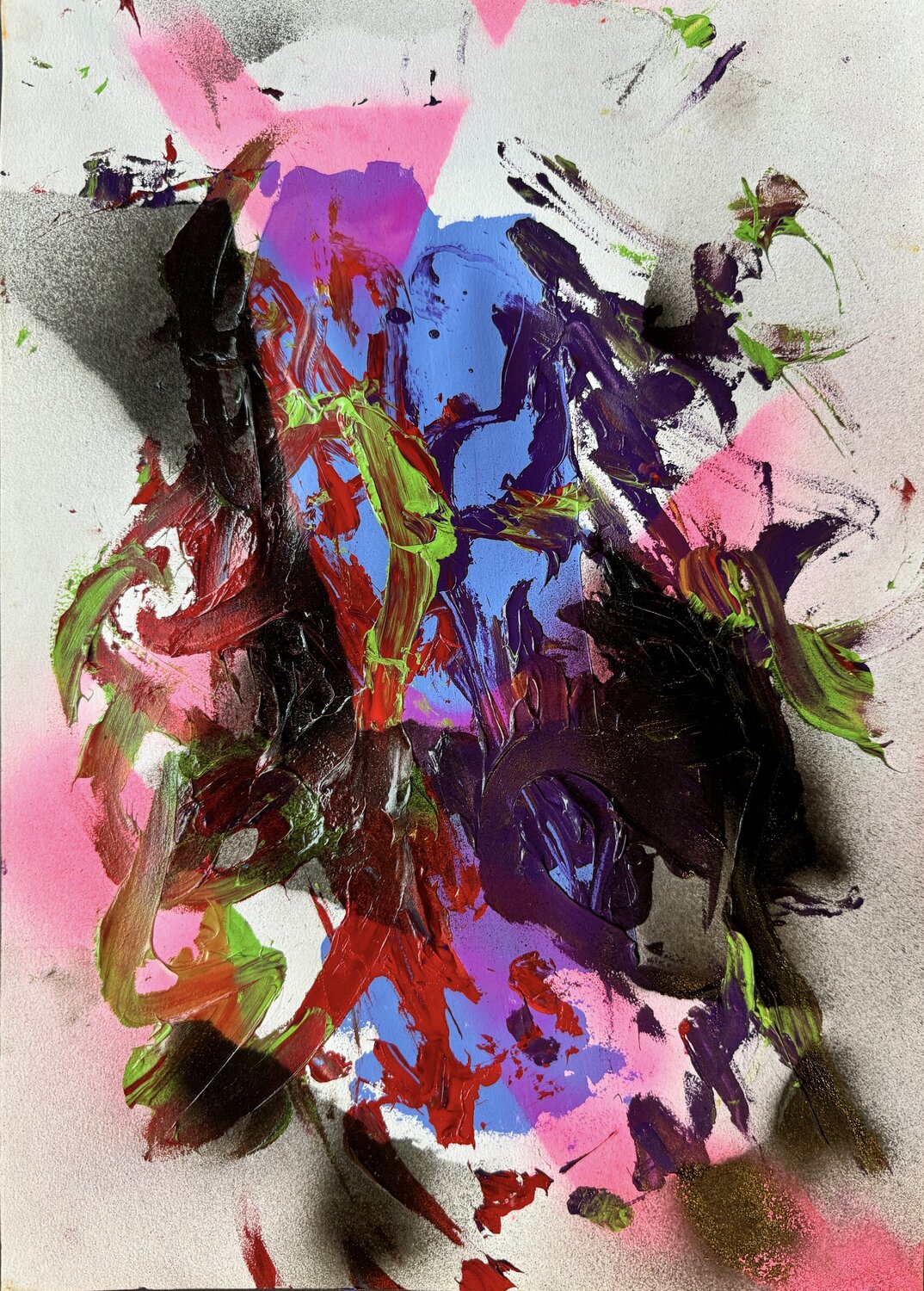 Calligrafy acrylic 2 David Utzon