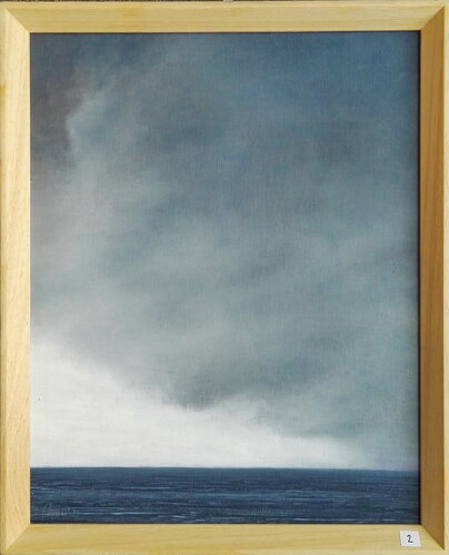 Ciel n°2 – Pluie by Charlène Chagnard, Painting for Sale on Singulart