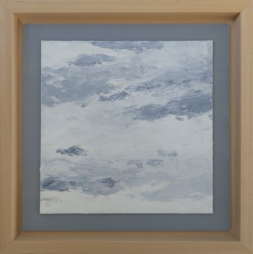 Ciel n°13 – Dans la brume de Charlène Chagnard, Pintura a la venta en Singulart
