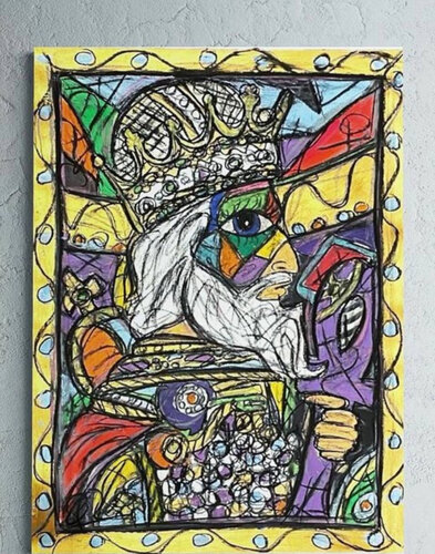 Charles the great par Anjo MR, Peinture en vente sur Singulart