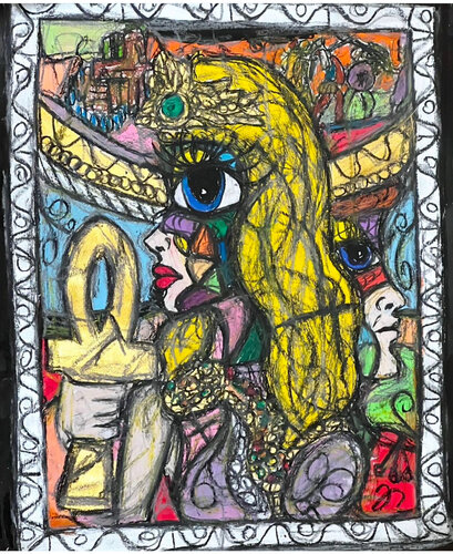 Helen of Troy par Anjo MR, Peinture en vente sur Singulart