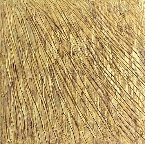 Sunbeams lila or oro Gold Abstract Abstract abstraite abstrait abstracta abstracto Abstraktion Abstraction Abstracción Acryl acrylic acrylique acrílico interior design original handmade de Exclusive Arts, Pintura a la venta en Singulart