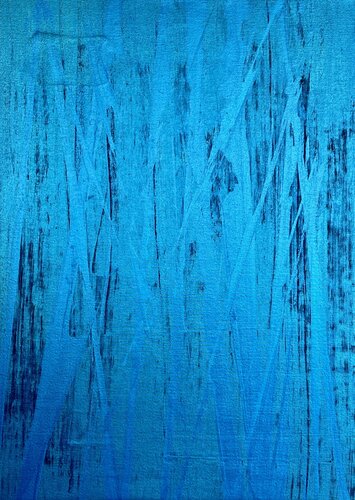 Blue flow von Exclusive Arts, Malerei kaufen auf Singulart