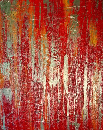 Rainbow Rain 100x80 di Exclusive Arts, Pittura in vendita su Singulart