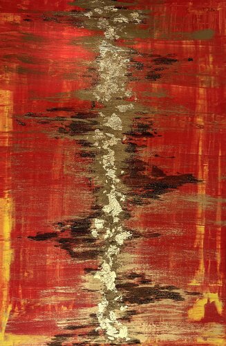 Golden Fire van Exclusive Arts, Schilderij te koop op Singulart
