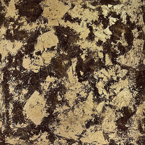 Yellow Star 80x80x4 cm de Exclusive Arts, Pintura a la venta en Singulart