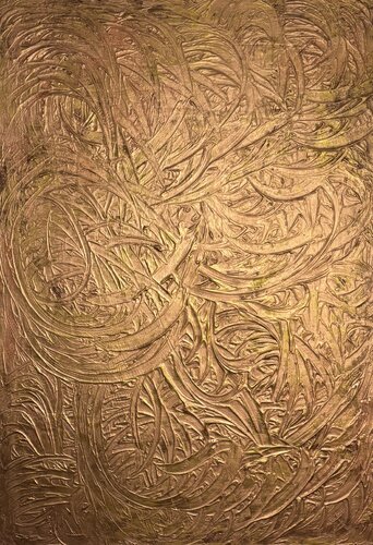 Golden Autumn 100x70x2 cm di Exclusive Arts, Pittura in vendita su Singulart