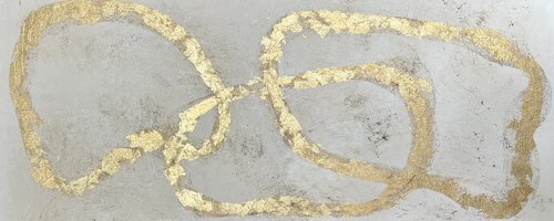 Golden Rings 50x120x2 cm Exclusive Arts