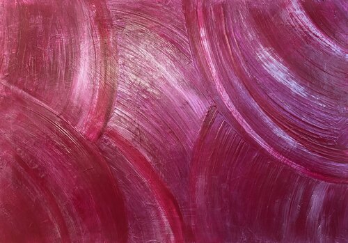 Pearl Pink Dream 70x100x2 cm de Exclusive Arts, Pintura a la venta en Singulart