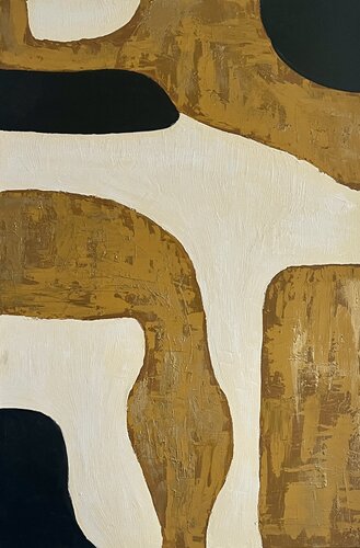 Golden River 90x60x2 cm de Exclusive Arts, Pintura a la venta en Singulart