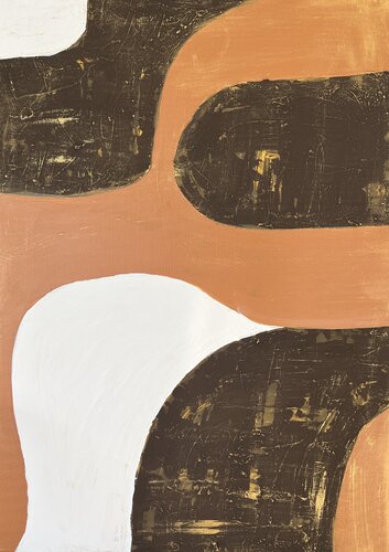 Terranova 70x50x2 cm de Exclusive Arts, Pintura a la venta en Singulart