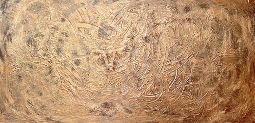 Rotgold 60x120x2 cm de Exclusive Arts, Pintura a la venta en Singulart