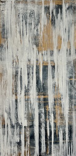 White Drift 100x50x2 cm de Exclusive Arts, Pintura a la venta en Singulart