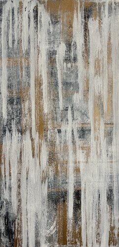 White Drift 100x50x2 cm von Exclusive Arts, Malerei kaufen auf Singulart