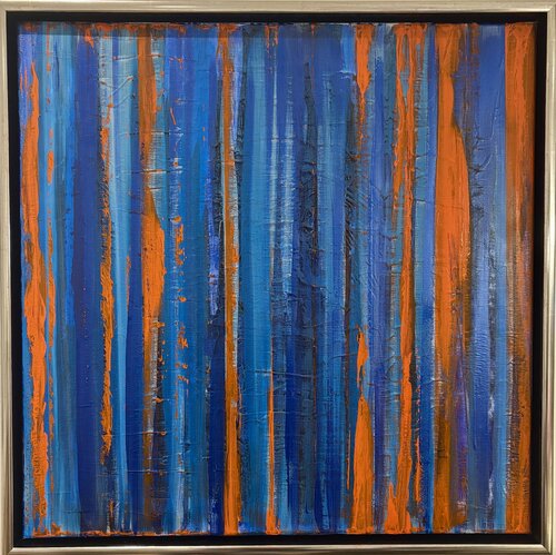 Vertical Energy 74x74x5cm de Exclusive Arts, Pintura a la venta en Singulart