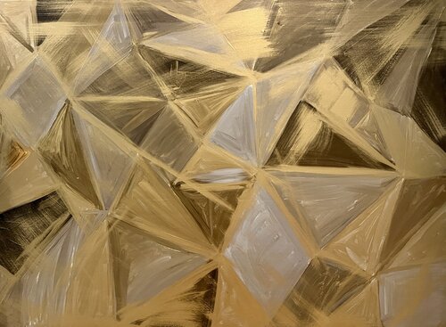 Golden day 110x-50x2 cm di Exclusive Arts, Pittura in vendita su Singulart