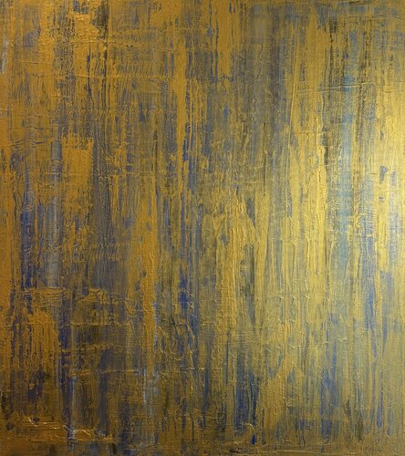 Echoes of Fire 90x80x2 cm de Exclusive Arts, Pintura a la venta en Singulart