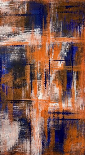 Echoes of Fire 50x90x2 cm von Exclusive Arts, Malerei kaufen auf Singulart