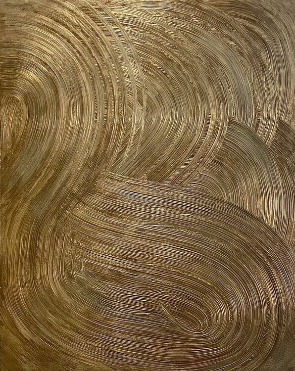 Infinity or oro Gold Abstract Abstract abstraite abstrait abstracta abstracto Abstraktion Abstraction Abstracción Acryl acrylic acrylique acrílico interior design original handmade Exclusive Arts