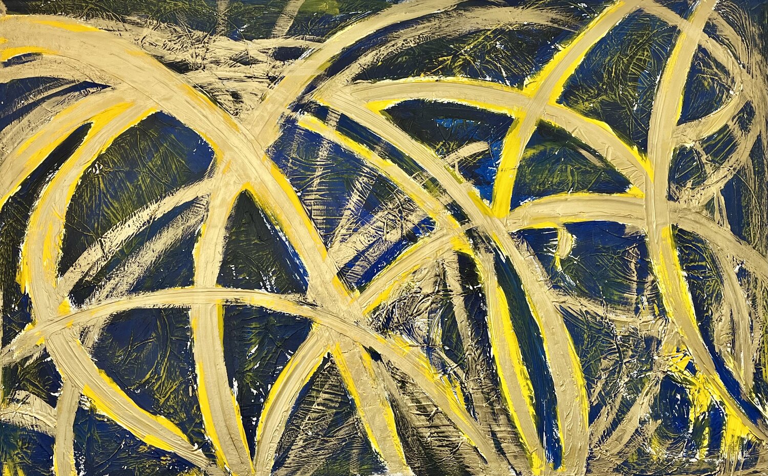 Gold on Blue Exclusive Arts