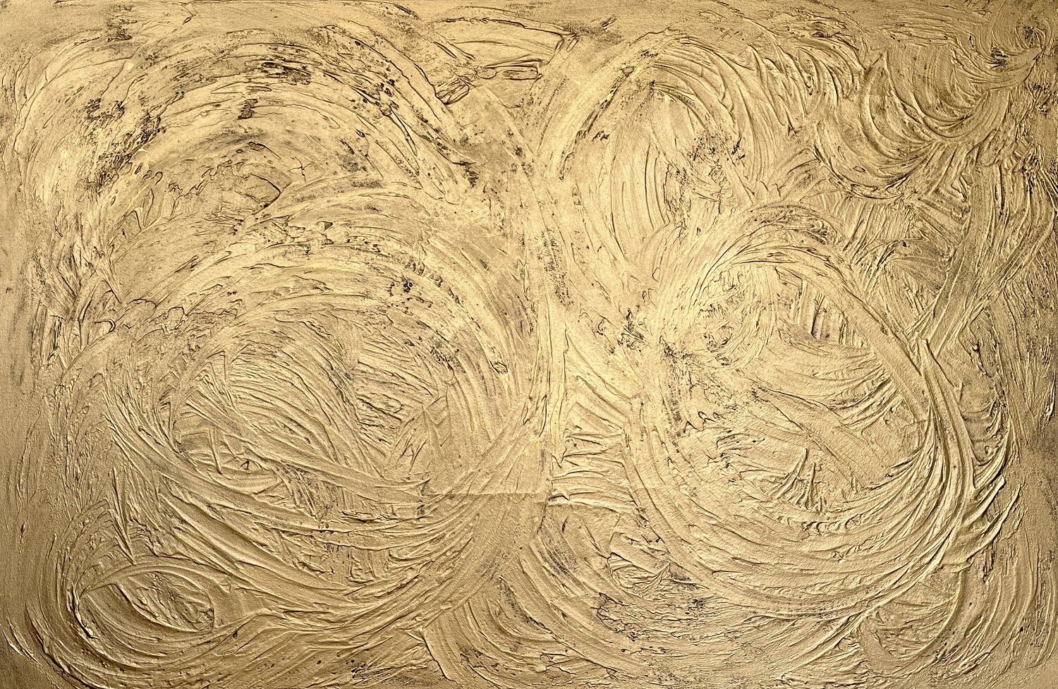 Golden Rings 80x120x2 cm Exclusive Arts