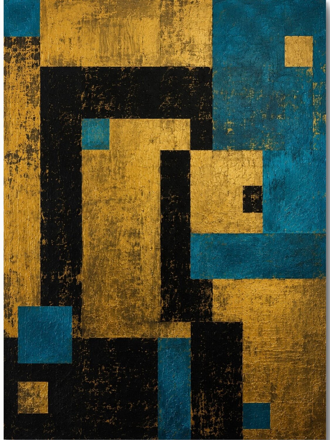 Auric Fragments 75x100x2 cm Exclusive Arts Peinture originale à vendre