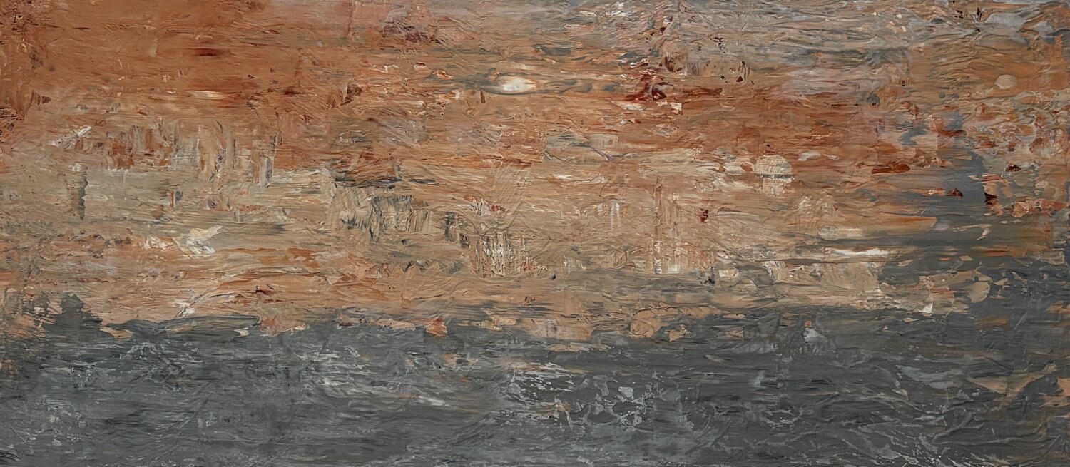 Where Silence Dwells 45x100x2 cm Exclusive Arts Origineel schilderij te koop