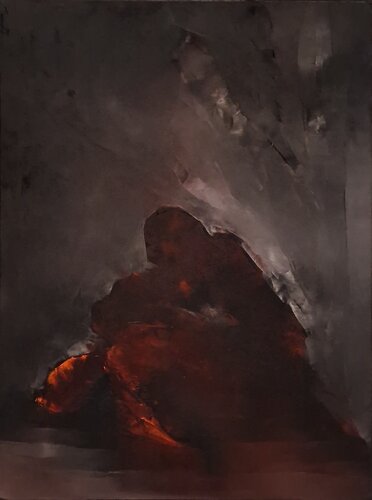 Silent Strength by Veronika Kyrychenko, Painting for Sale on Singulart