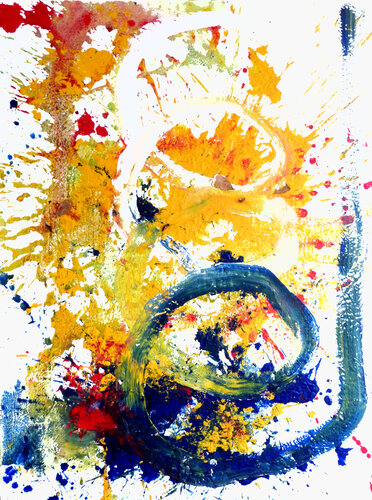 Eclaboussures n° 2 van Yvette Velay, Schilderij te koop op Singulart