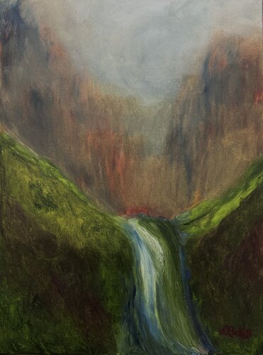 Autumn Flow van Lisa Lockett, Schilderij te koop op Singulart