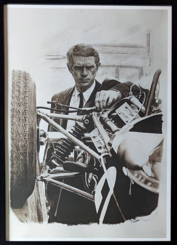 Steve McQueen von Éric Pawlak, Druck kaufen auf Singulart