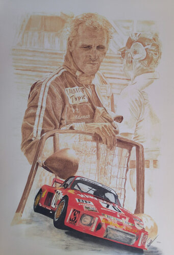 Paul Newman by Éric Pawlak, Print for Sale on Singulart