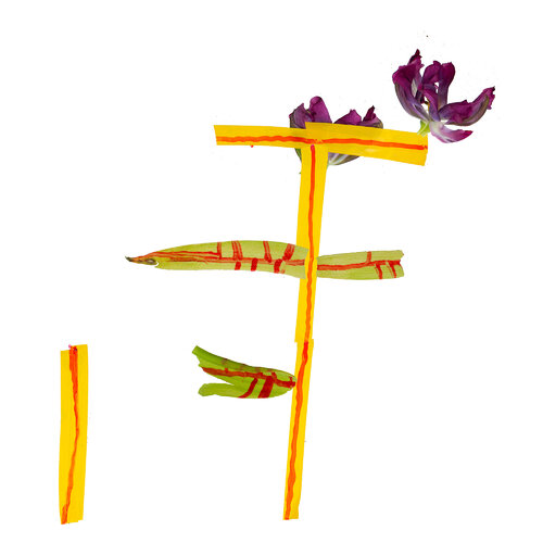 RE-flower 35 (no. 6) van Jan Skovgård, Schilderij te koop op Singulart