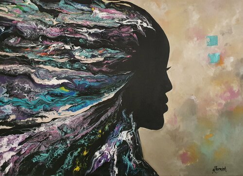 My African Dream  - In Stillness di Karnish Art, Pittura in vendita su Singulart
