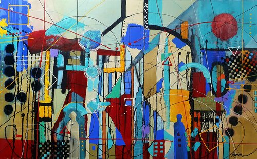 The Guardians of Dreams Too di Karnish Art, Pittura in vendita su Singulart