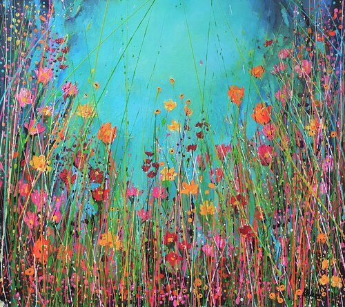 Enchanted - Wildflower Song - Large Artwork van Karnish Art, Schilderij te koop op Singulart