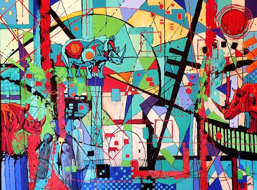 Coraticum - Courage! by Karnish Art, Painting for Sale on Singulart