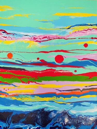 Seaside Serenade von Karnish Art, Malerei kaufen auf Singulart