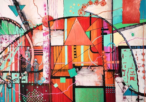 Ode to Heartfelt Joy van Karnish Art, Schilderij te koop op Singulart