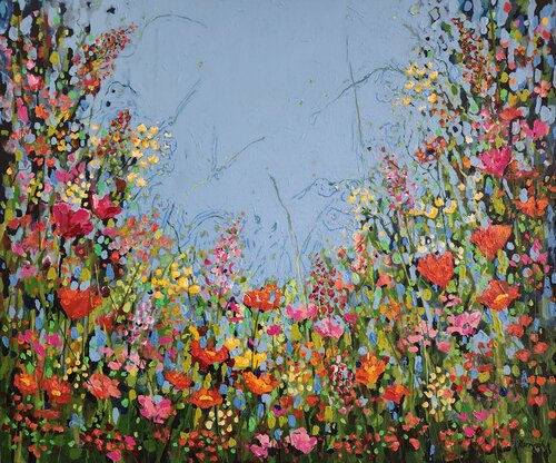 Wildflower Celebration by Karnish Art, Painting for Sale on Singulart