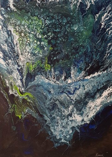 Avatar of Earth and Ocean di Karnish Art, Pittura in vendita su Singulart