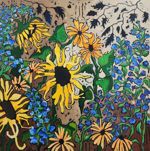 Slow Soft Summer van Karnish Art, Schilderij te koop op Singulart