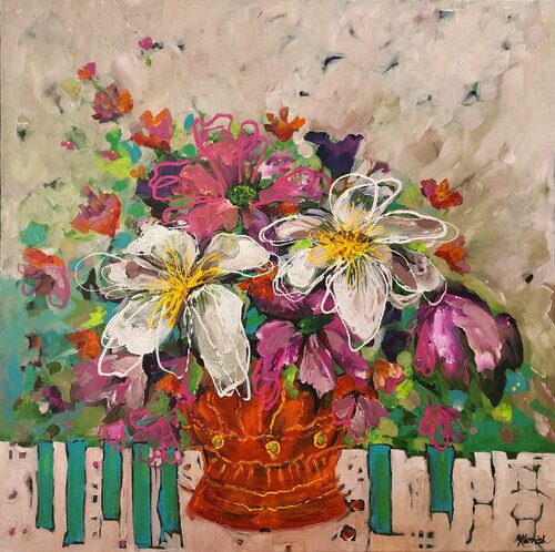 Treasure Trove in Bloom Karnish Art