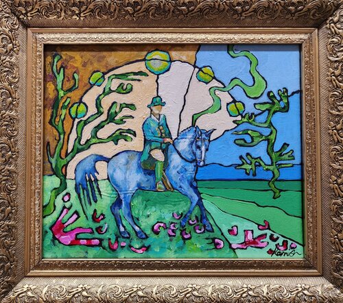 BLUE - Trail of Tranquillity di Karnish Art, Pittura in vendita su Singulart