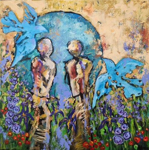 Iris Elation by Karnish Art, Painting for Sale on Singulart