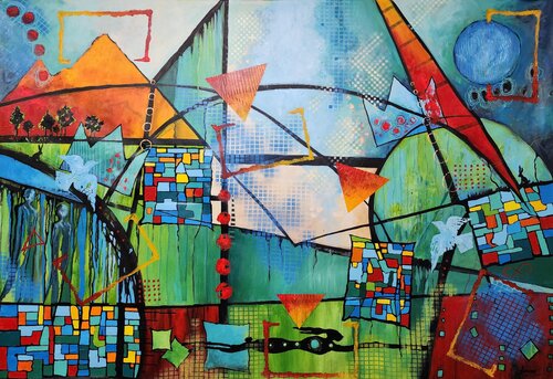 The Perfect Dance di Karnish Art, Pittura in vendita su Singulart