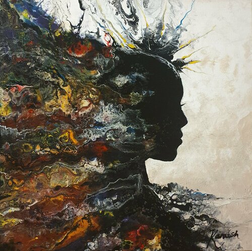 My African Dream di Karnish Art, Pittura in vendita su Singulart