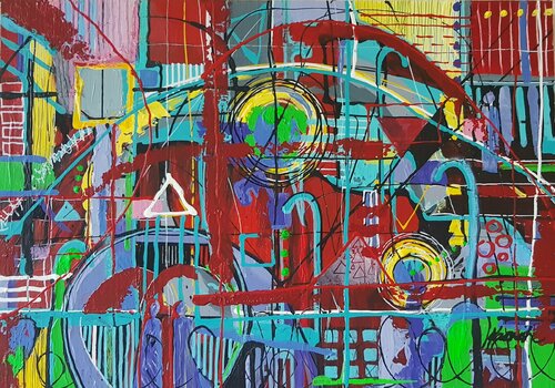 Guardians of the Planet van Karnish Art, Schilderij te koop op Singulart
