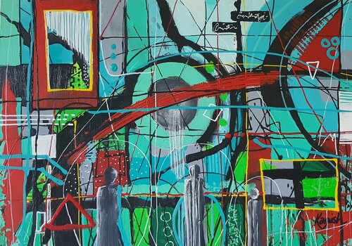 Guardians of the Way Karnish Art