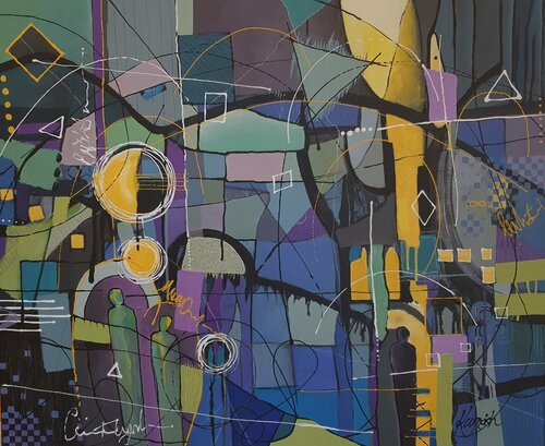 The Guardians of Hope di Karnish Art, Pittura in vendita su Singulart